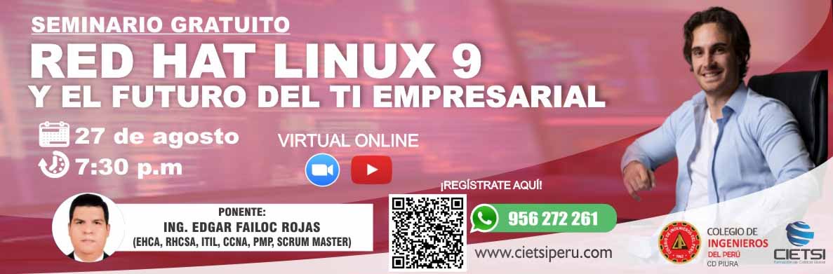 seminario gratuito red hat linux 9 y el futuro del ti empresarial